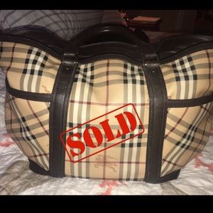 Authentic Burberry Bag